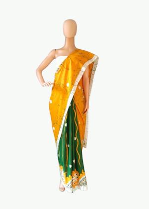 Modern Handcrafted Batik Saree 250610