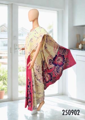 Modern Handcrafted Batik Saree 250902