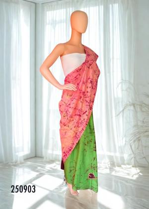 Modern Handcrafted Batik Saree 250903