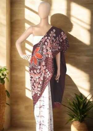 Modern Handcrafted Batik Saree 251203