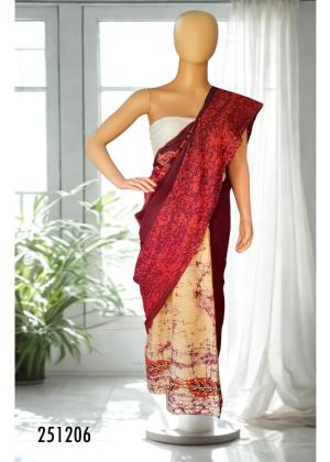 Modern Handcrafted Batik Saree 251206