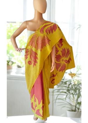 Modern Handcrafted Batik Saree 2401