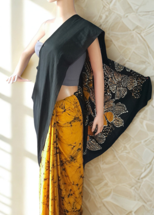 Modern Handcrafted Batik Saree 260602 