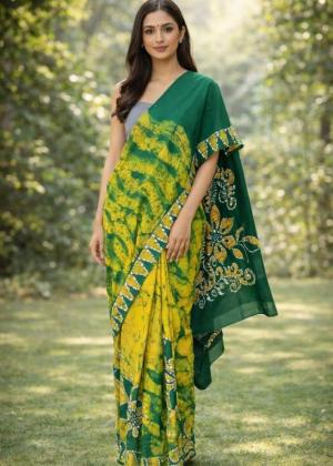Modern Handcrafted Batik Saree 260701